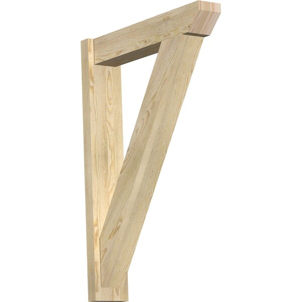 Ekena Millwork Traditional Slat Rough Sawn Outlooker, Douglas Fir, 6"W x 28"D x 40"H OUT06X28X40TRA06RDF - main